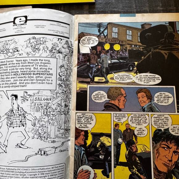 Hollywood Superstars #1 (Epic/Marvel, 1990), Checkmate #26 1990, Nexus #77 1991 - Picture 3 of 7